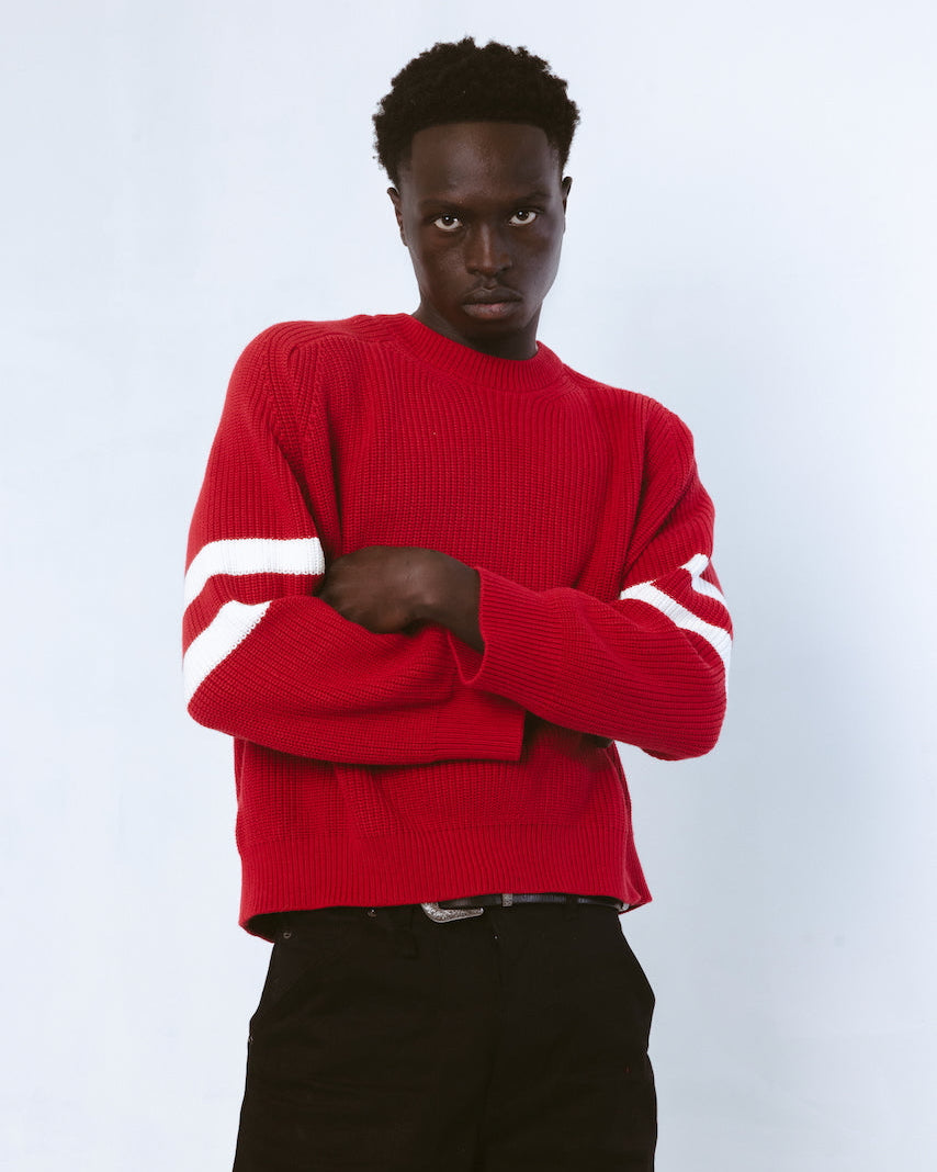 Raya Knit Sweater (Red)