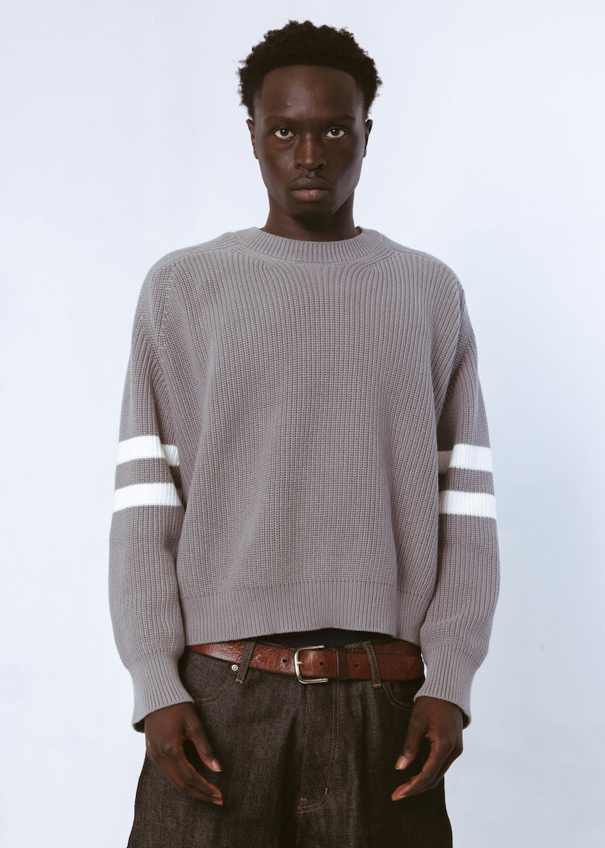 Raya Knit Sweater (Silver)