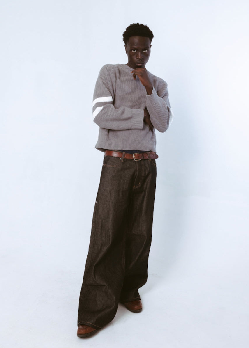 Raya Knit Sweater (Silver)