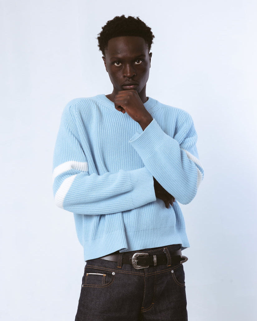 Raya Knit Sweater (Blue)