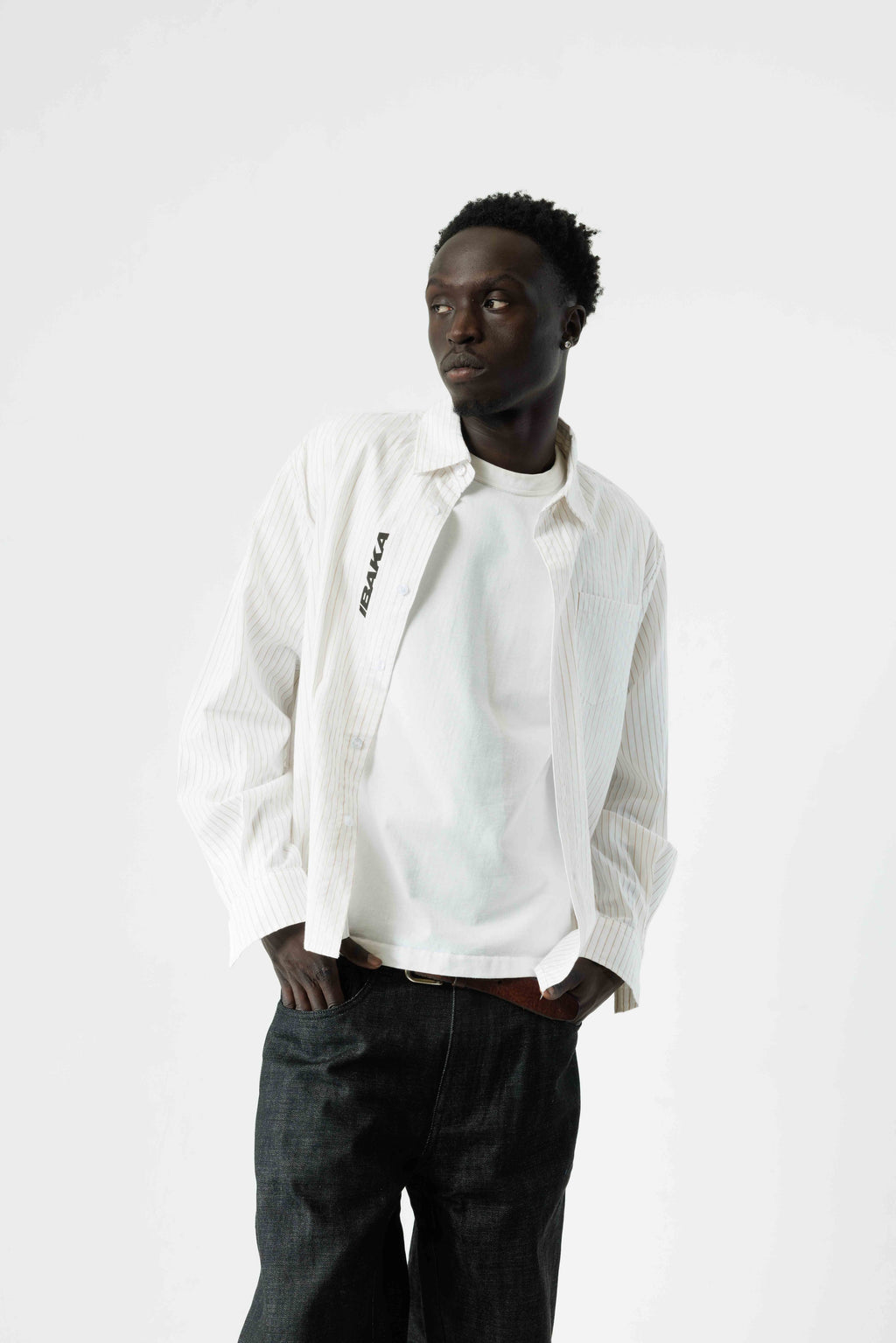 Ibaka Bird Print Button Up