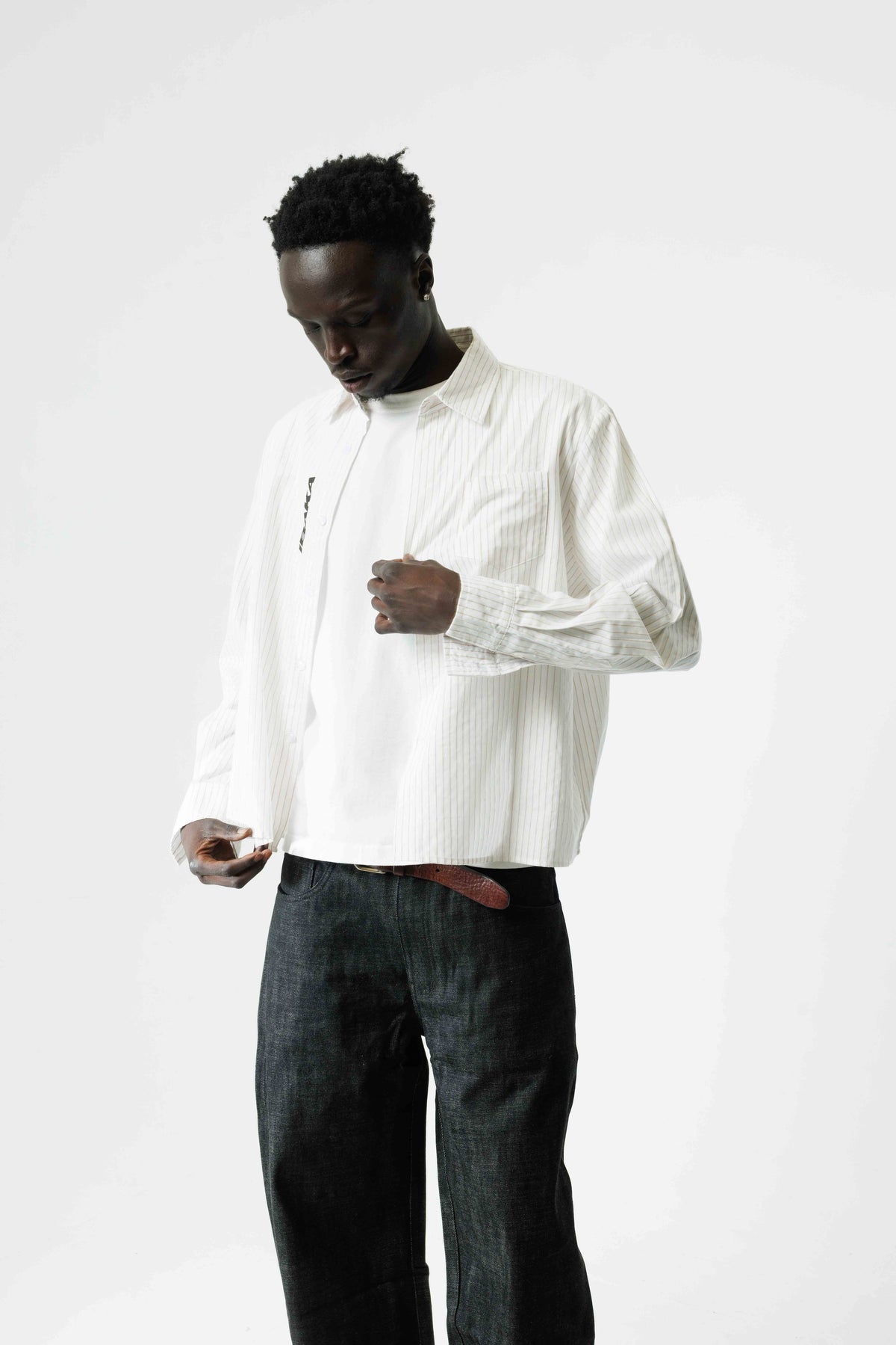 Ibaka Bird Print Button Up
