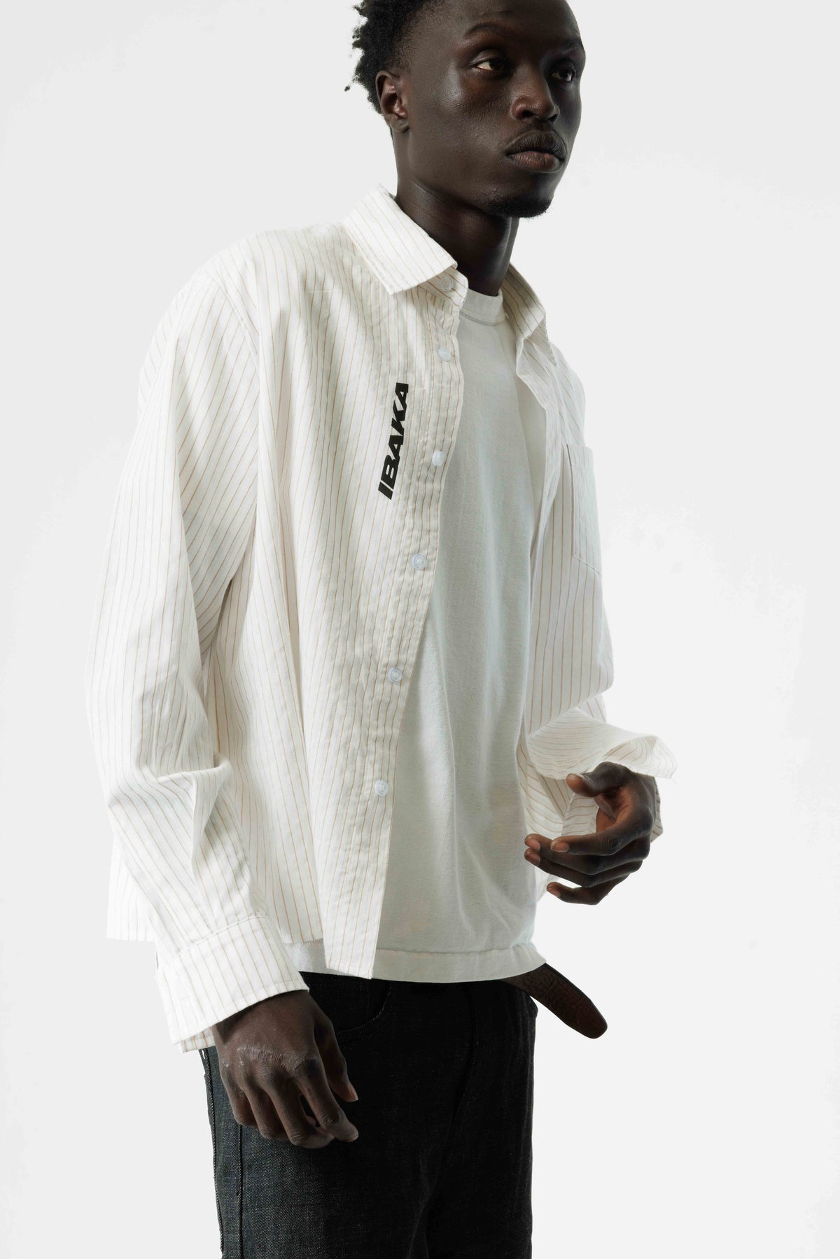 Ibaka Bird Print Button Up