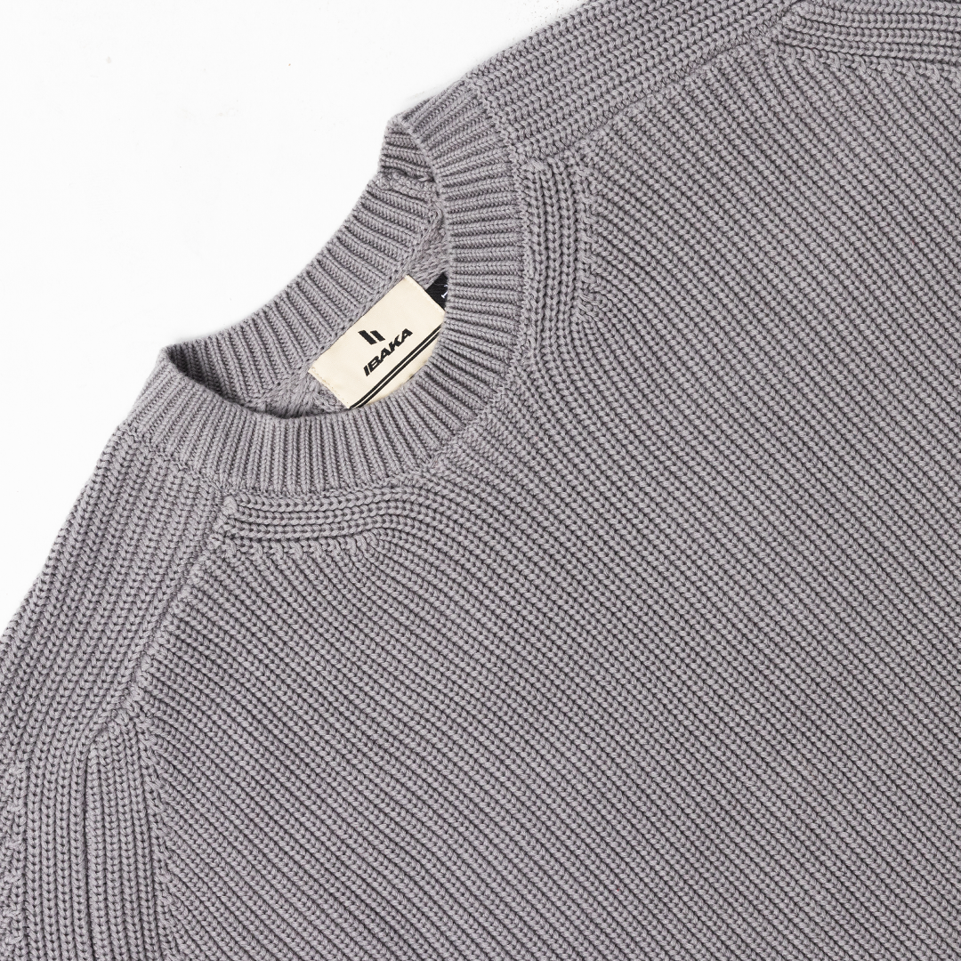 Raya Knit Sweater (Silver)