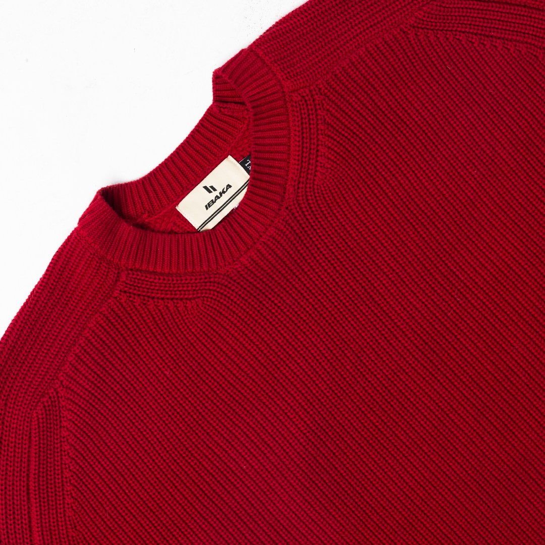Raya Knit Sweater (Red)